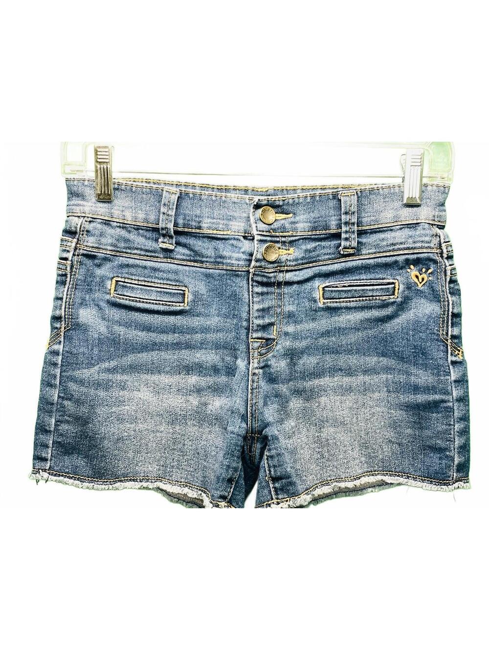 Justice Premium Jeans Girls Denim Shorts Size 14R